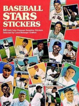 Paperback Baseball Stars Stickers: 64 Full-Color Pressure-Sensitive Stickers Book