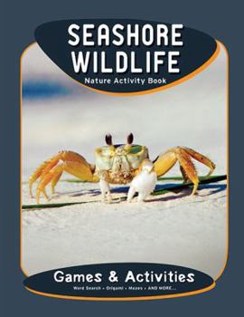 Paperback Seashore Wildlife Nature Activity Book