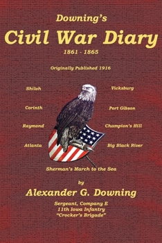 Paperback Downing's Civil War Diary Book