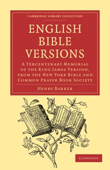 Paperback English Bible Versions: A Tercentenary Memorial of the King James Version, from the New York Bible and Common Prayer Book Society Book