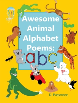 Hardcover Awesome Animal Alphabet Poems: ABC Book