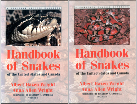 Paperback Handbook of Snakes of the United States and Canada: Two-Volume Set Book
