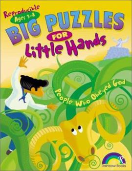 Paperback Big Puzzles for Little Hands: People Who Obeyed God Book