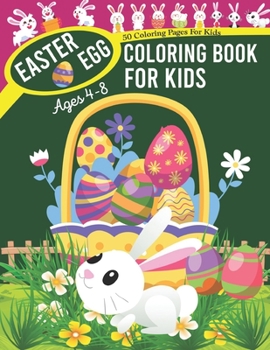Paperback Easter Egg Coloring Book For Kids Ages 4-8 Book