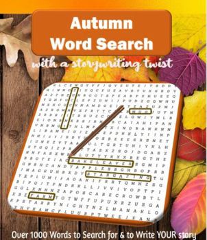 Paperback Autumn Word Search with a Storywriting Twist: Enjoy Over 1000 Words, Great Autumn Fall Puzzle Book, Activity Notebook for Adults, Seniors, Teens Book