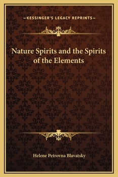 Hardcover Nature Spirits and the Spirits of the Elements Book