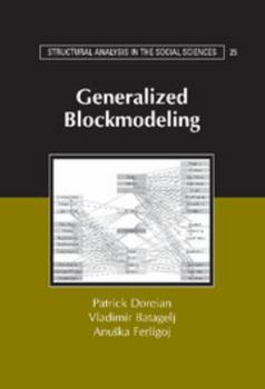 Hardcover Generalized Blockmodeling Book