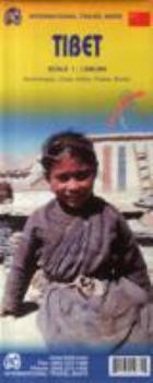 Map Tibet Travel Reference Map 1:1,680,000 [French] Book