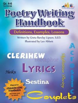 Paperback Poetry Writing Handbook: Definitions, Examples, Lessons Book