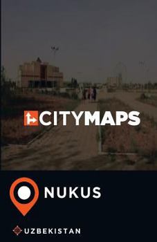 Paperback City Maps Nukus Uzbekistan Book