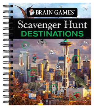 Spiral-bound Brain Games - Scavenger Hunt Destinations Book