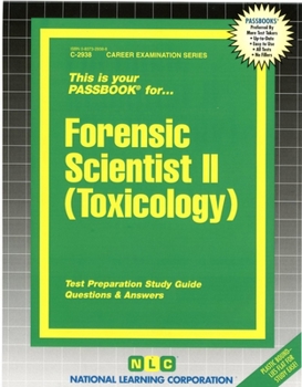 Paperback Forensic Scientist II (Toxicology) Book
