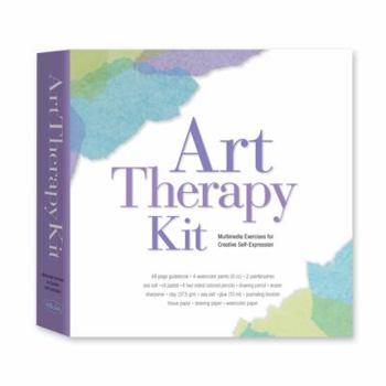 Spiral-bound Art Therapy Kit: Multimedia Exercises for Creative Self-Expression [With Sea Salt/Oil Pastel and 4 Two-Sided Colored Pencils/Drawing Pencil and 2 Pain Book