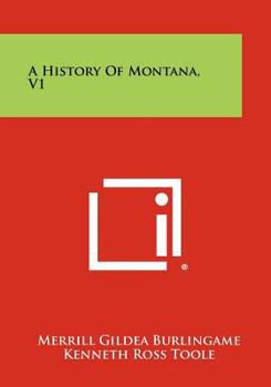 Paperback A History Of Montana, V1 Book