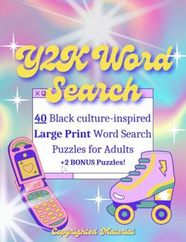 Paperback Y2K Word Search Book