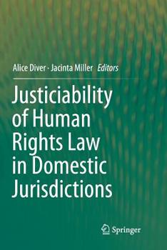 Paperback Justiciability of Human Rights Law in Domestic Jurisdictions Book