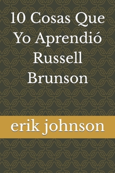 Paperback 10 Cosas Que Yo Aprendió Russell Brunson [Spanish] Book