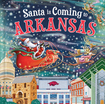 Hardcover Santa Is Coming to Arkansas Book