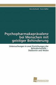 Paperback Psychopharmakaprävalenz bei Menschen mit geistiger Behinderung [German] Book