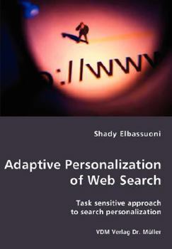 Paperback Adaptive Personalization of Web Search Book