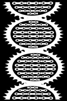 Bicyle Gear Dna Mountain Biker - Notebook: Notebook or Diary with Dot-Grid 120 Pages 6x9 Inches