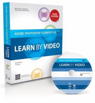 Paperback Adobe Photoshop Elements 10: Learn by Video Book