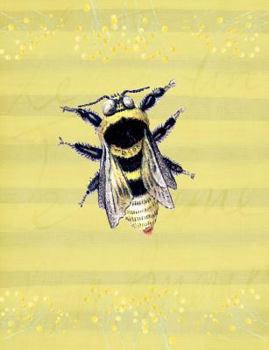 Paperback Floral Bee Composition Notebook: College Ruled (7.44 X 9.69) Vintage Bumblebee French Writing Pattern Book