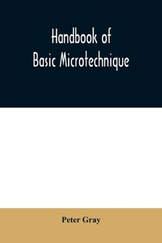 Paperback Handbook of basic microtechnique Book