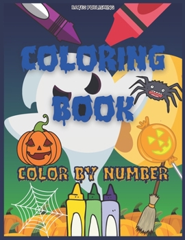 Paperback Coloring Book Color By Number: Trick Or Treat Halloween Activity Book For Kids Book