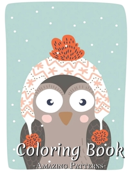 Adult Coloring Book, Stress Relieving Creative Fun Drawings To Calm Down, Reduce Anxiety & Relax Great Christmas Gift Idea For Men & Women ( cute-anim