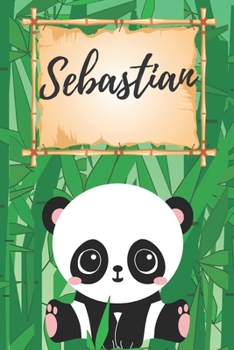 personalisiertes Notizbuch Panda / Malbuch / Kritzelbuch / Tagebuch / Journal / Notizheft / DIN A5 / Geschenke Sebastian: individuelles ... für Frauen und Männer. (German Edition)
