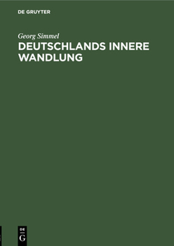 Hardcover Deutschlands innere Wandlung [German] Book
