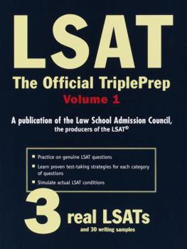 Paperback LSAT: The Official Triple Prep, Volume 1 Book