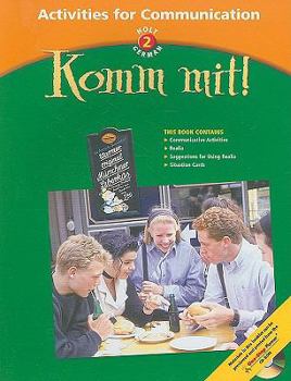 Paperback Holt German 2: Komm Mit! Activities for Communication Book
