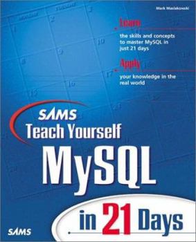 Paperback Teach Yourself MySQL in 21 Days [With CDROM] Book