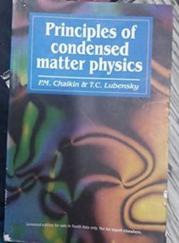 Paperback Principles of Condensed Matter Physics Book