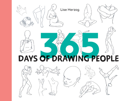 Hardcover 365 Days of Drawing People Book