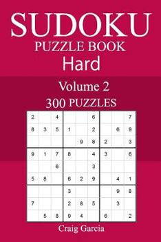 Paperback 300 Hard Sudoku Puzzle Book