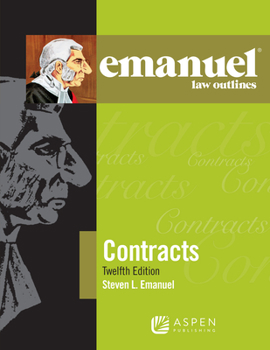 Paperback Emanuel Law Outlines for Contracts Book