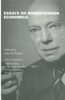 Paperback Essays on Robertsonian Economics Book