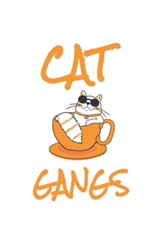 Paperback Cat Gangs: Blank Lined Notebook, Journal or Diary for cat lovers. Gift for boss. Book