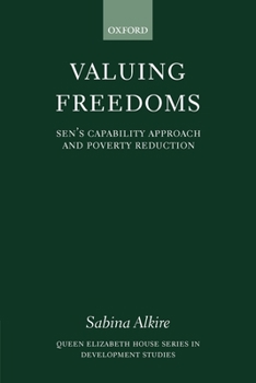 Paperback Valuing Freedoms: Sen's Capability Approach and Poverty Reduction Book