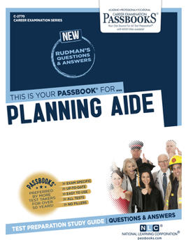 Paperback Planning Aide (C-2770): Passbooks Study Guide Volume 2770 Book