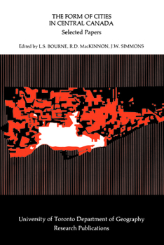 Paperback The Form of Cities in Central Canada: Selected Papers Book