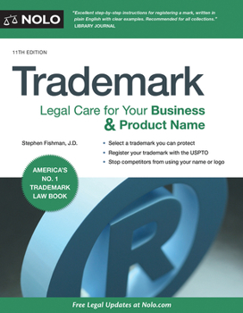 Paperback Trademark: Legal Care for Your Business & Product Name Book