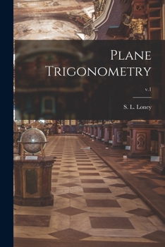 Paperback Plane Trigonometry; v.1 Book