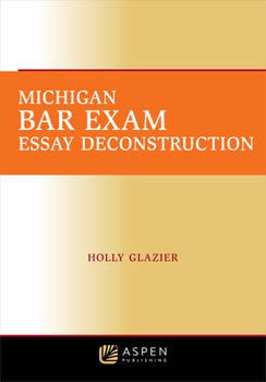 Paperback Michigan Bar Exam Essay Deconstruction Book