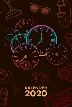KALENDER 2020: A5 Vintage Terminplaner für Retro Liebhaber mit DATUM - 52 Kalenderwochen für Termine & To-Do Listen - Vintage Zeit Terminkalender ... 70er Jahre Stil