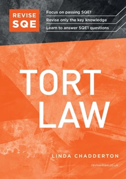 Paperback Revise SQE Tort Law Book
