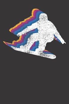 Notebook: Snowboard Snowboarding Snowboarder Dot Grid 6x9 120 Pages